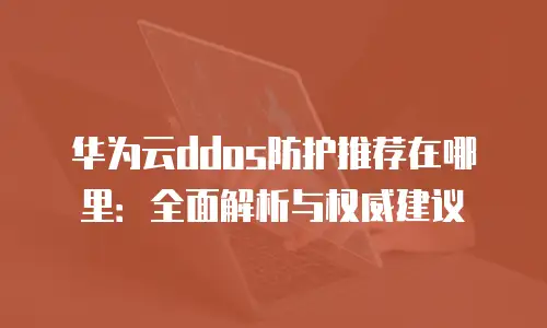 华为云ddos防护推荐在哪里：全面解析与权威建议