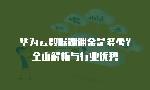 华为云数据湖佣金是多少？全面解析与行业优势