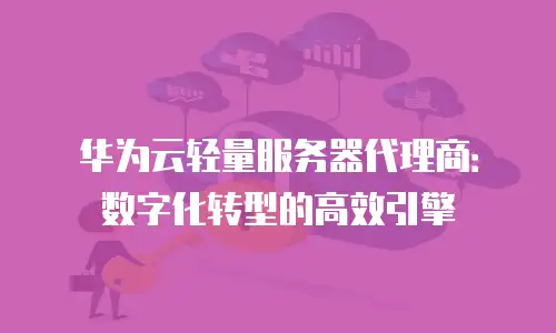 华为云轻量服务器代理商：数字化转型的高效引擎