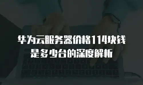 华为云服务器价格114块钱是多少台的深度解析