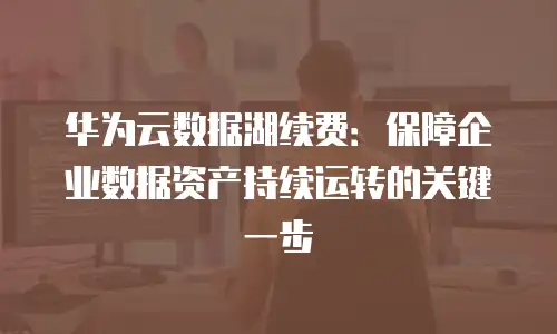 华为云数据湖续费：保障企业数据资产持续运转的关键一步