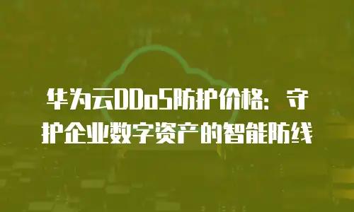 华为云DDoS防护价格：守护企业数字资产的智能防线
