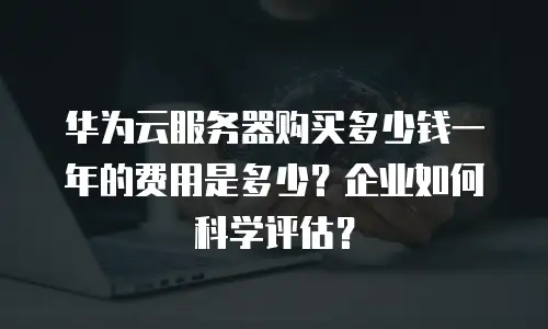 华为云服务器购买多少钱一年的费用是多少？企业如何科学评估？