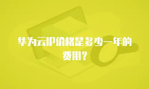 华为云IP价格是多少一年的费用？
