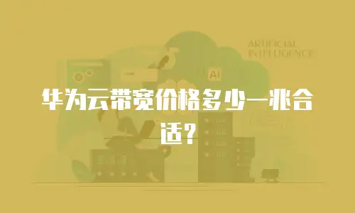 华为云带宽价格多少一兆合适？
