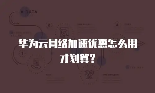 华为云网络加速优惠怎么用才划算？