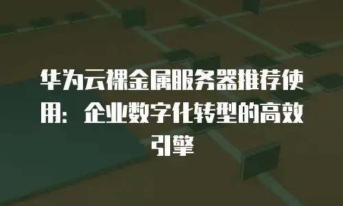 华为云裸金属服务器推荐使用：企业数字化转型的高效引擎