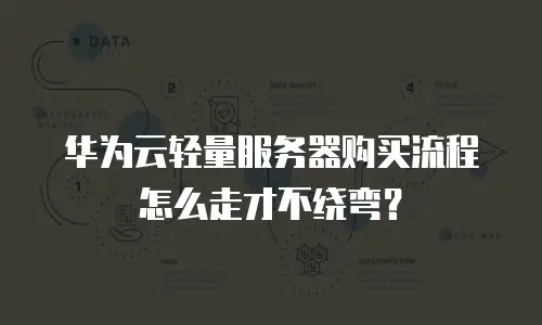 华为云轻量服务器购买流程怎么走才不绕弯？