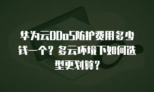 华为云DDoS防护费用多少钱一个？多云环境下如何选型更划算？