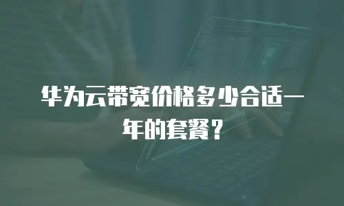 华为云带宽价格多少合适一年的套餐？
