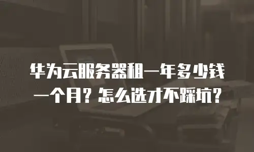 华为云服务器租一年多少钱一个月？怎么选才不踩坑？