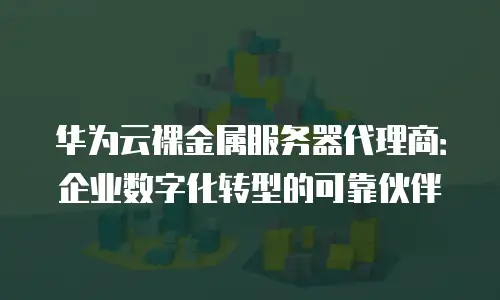 华为云裸金属服务器代理商：企业数字化转型的可靠伙伴