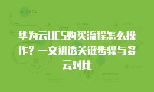 华为云UCS购买流程怎么操作？一文讲透关键步骤与多云对比
