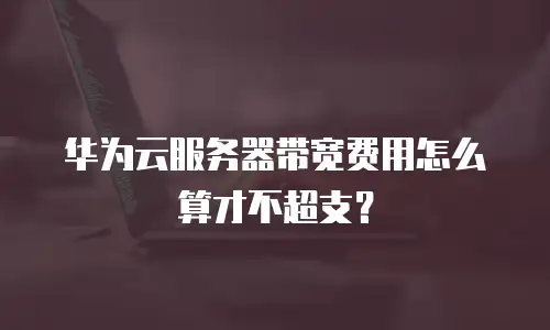 华为云服务器带宽费用怎么算才不超支？