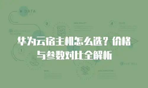 华为云宿主机怎么选？价格与参数对比全解析