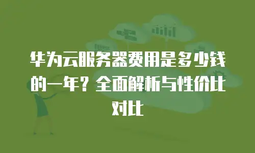 华为云服务器费用是多少钱的一年？全面解析与性价比对比
