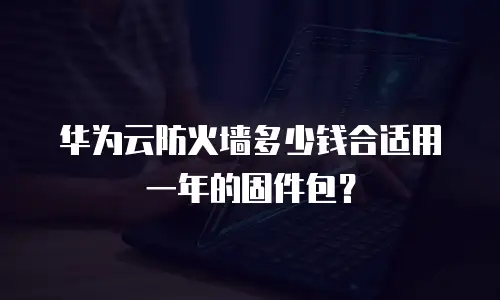 华为云防火墙多少钱合适用一年的固件包？