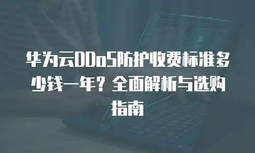华为云DDoS防护收费标准多少钱一年？全面解析与选购指南
