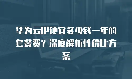 华为云IP便宜多少钱一年的套餐费？深度解析性价比方案