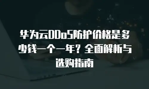 华为云DDoS防护价格是多少钱一个一年？全面解析与选购指南