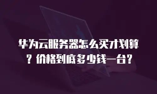 华为云服务器怎么买才划算？价格到底多少钱一台？
