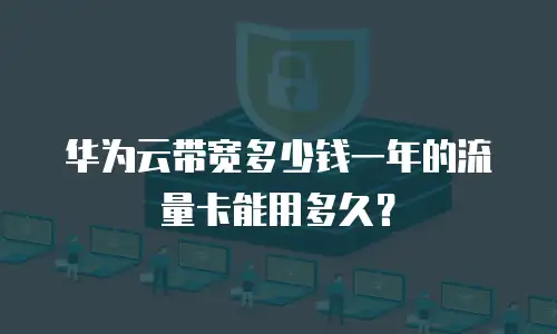 华为云带宽多少钱一年的流量卡能用多久？