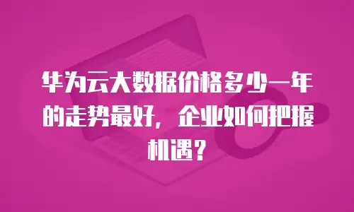 华为云大数据价格多少一年的走势最好，企业如何把握机遇？