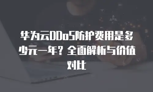 华为云DDoS防护费用是多少元一年？全面解析与价值对比