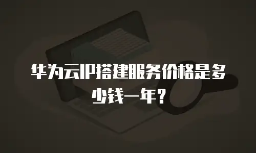华为云IP搭建服务价格是多少钱一年？