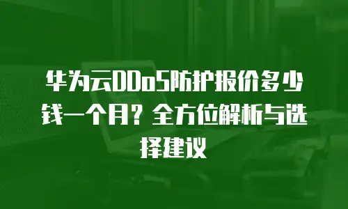 华为云DDoS防护报价多少钱一个月？全方位解析与选择建议