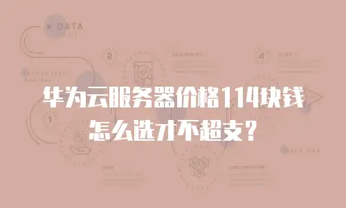 华为云服务器价格114块钱怎么选才不超支？