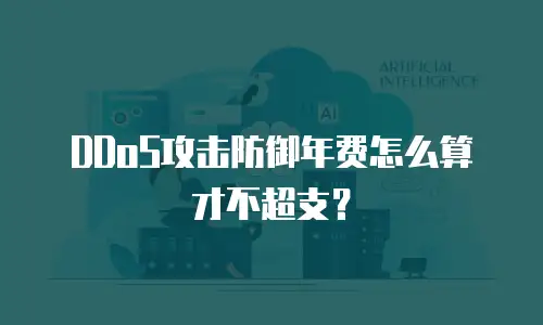 DDoS攻击防御年费怎么算才不超支？