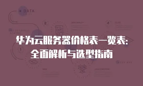 华为云服务器价格表一览表：全面解析与选型指南