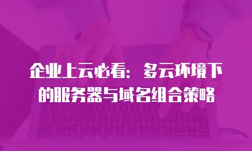 企业上云必看：多云环境下的服务器与域名组合策略