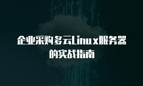 企业采购多云Linux服务器的实战指南