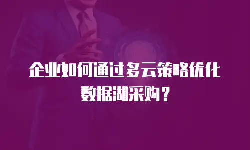 企业如何通过多云策略优化数据湖采购？
