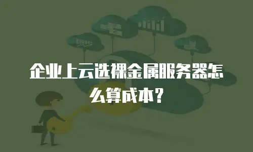 企业上云选裸金属服务器怎么算成本？