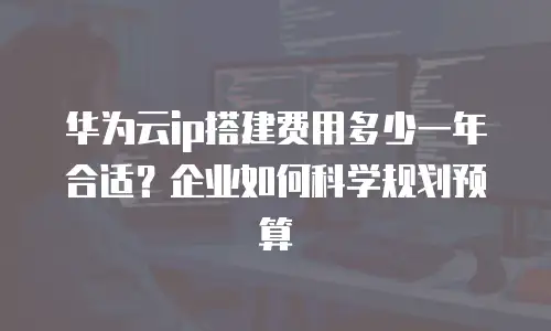华为云ip搭建费用多少一年合适？企业如何科学规划预算