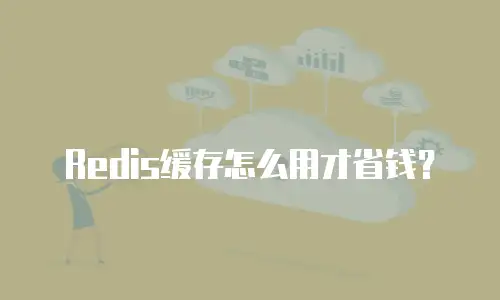 Redis缓存怎么用才省钱？