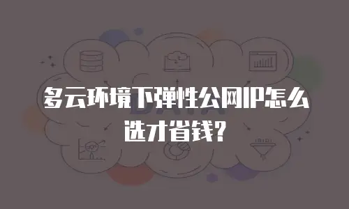 多云环境下弹性公网IP怎么选才省钱？