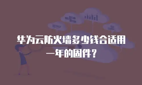 华为云防火墙多少钱合适用一年的固件？