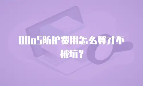 DDoS防护费用怎么算才不被坑？