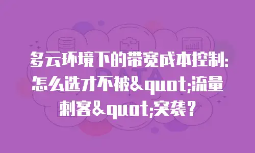 多云环境下的带宽成本控制：怎么选才不被