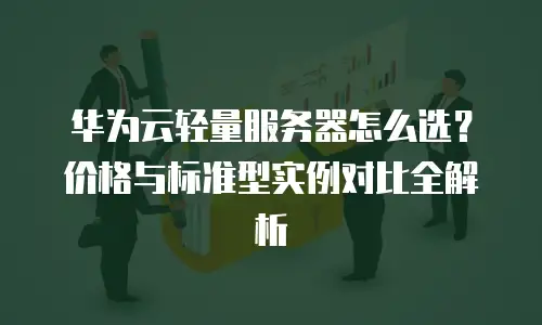 华为云轻量服务器怎么选？价格与标准型实例对比全解析