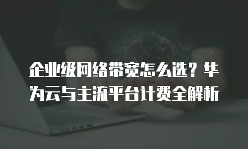 企业级网络带宽怎么选？华为云与主流平台计费全解析