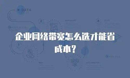 企业网络带宽怎么选才能省成本？
