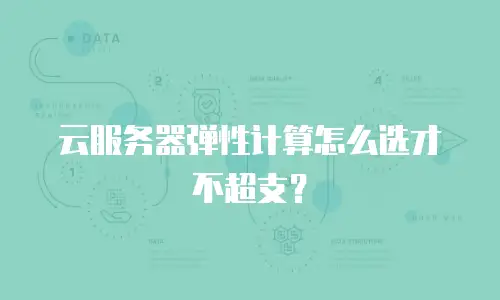 云服务器弹性计算怎么选才不超支？