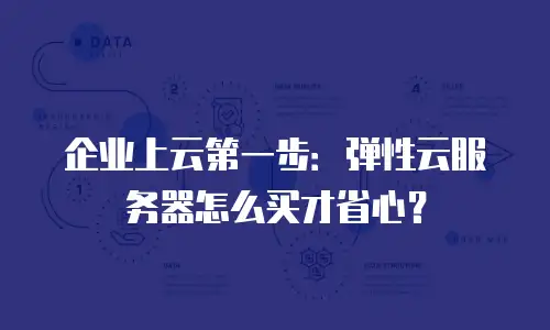 企业上云第一步：弹性云服务器怎么买才省心？