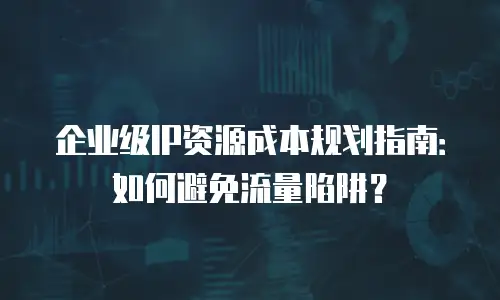 企业级IP资源成本规划指南：如何避免流量陷阱？