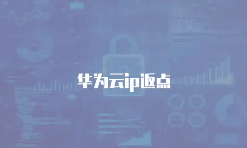 华为云ip返点